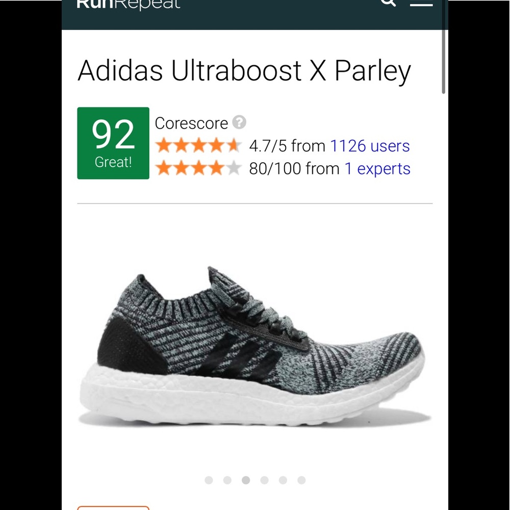 ULTRAboost x Parley running shoes